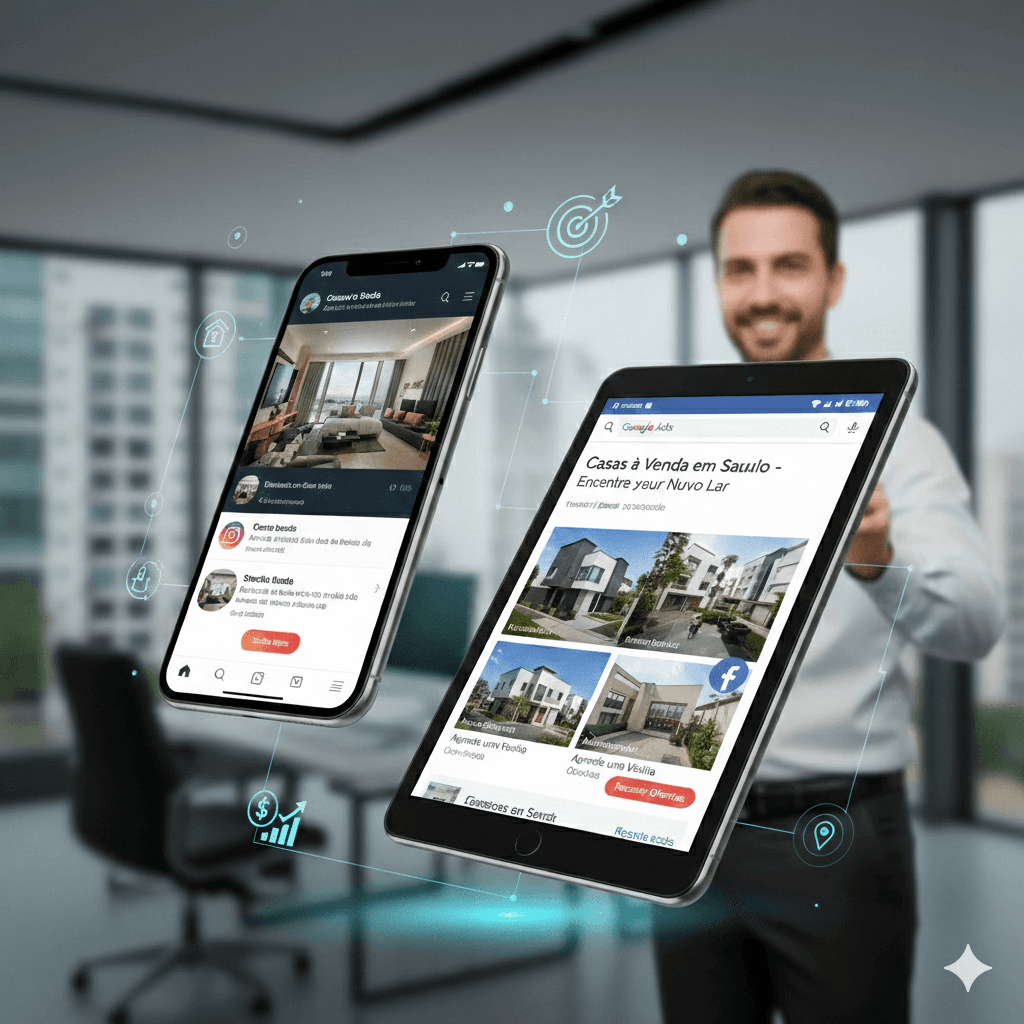 tráfego pago para corretores de imóveis gerando leads qualificados